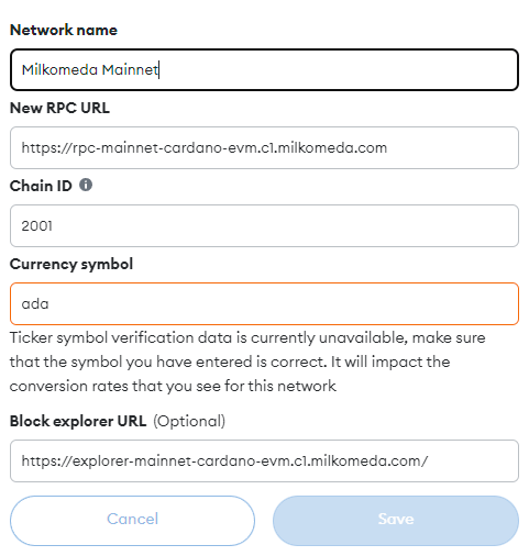 Swap UI - Default State