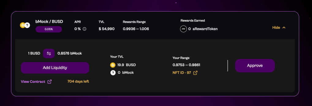 Swap UI - Default State